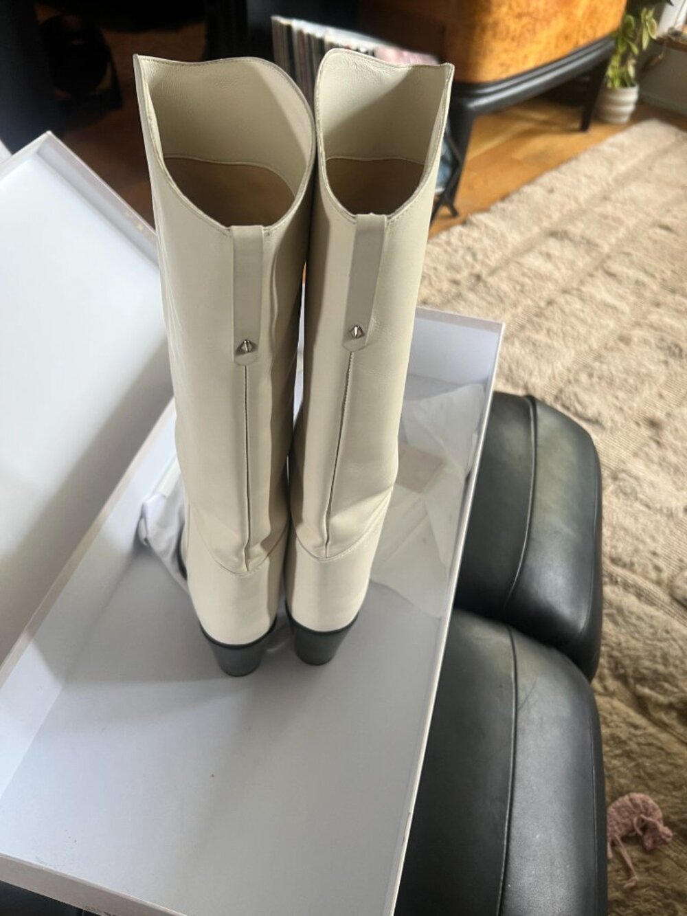 Jimmy Choo Cece Tall Boots - 80mm heel, 8.5 - Never Worn - Picture 12 of 16